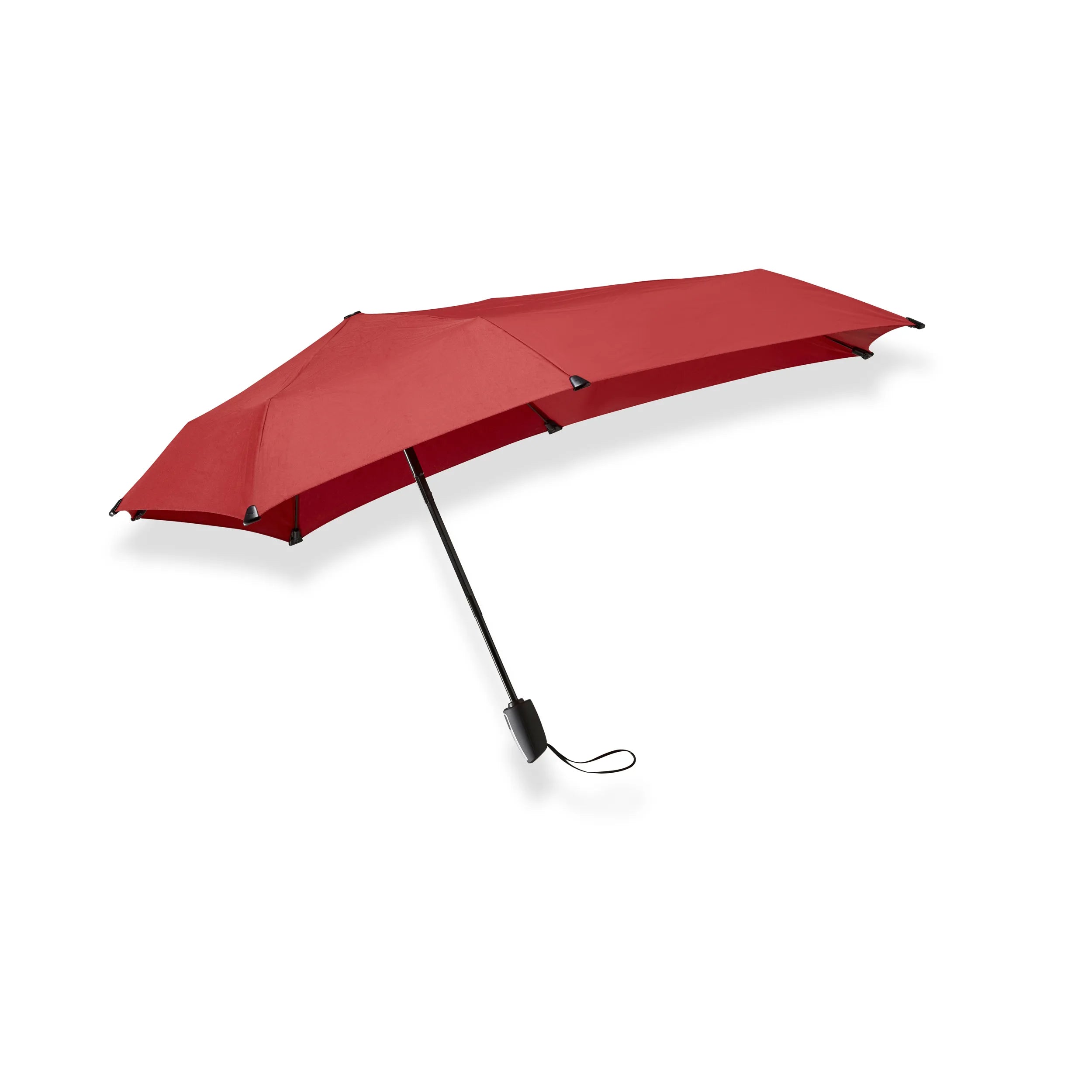 Senz Mini Automatic Deluxe Foldable Storm Umbrella, Passion Red