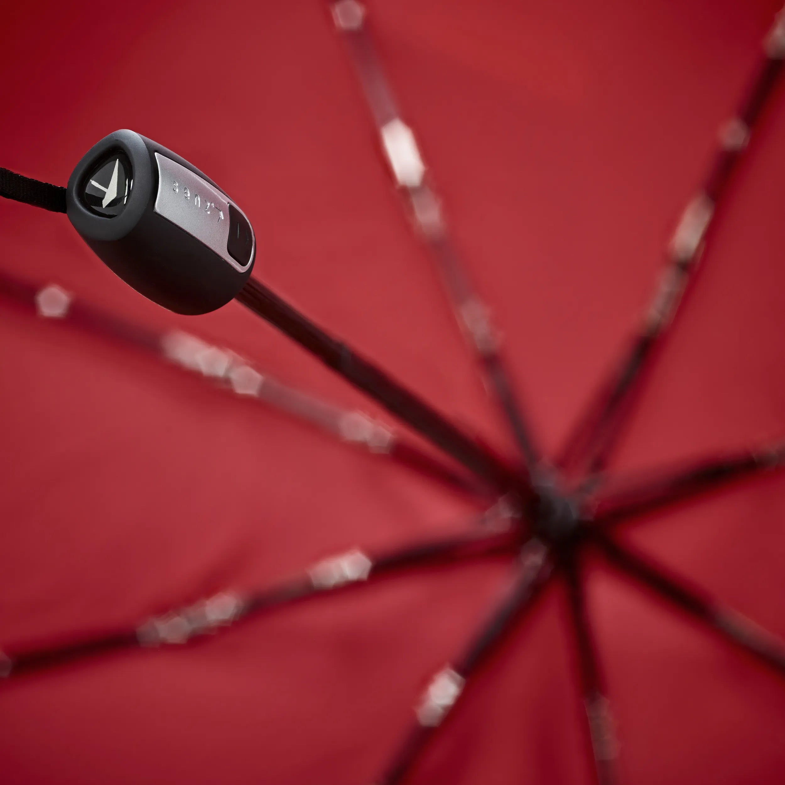 Senz Mini Automatic Foldable Storm Umbrella, Passion Red