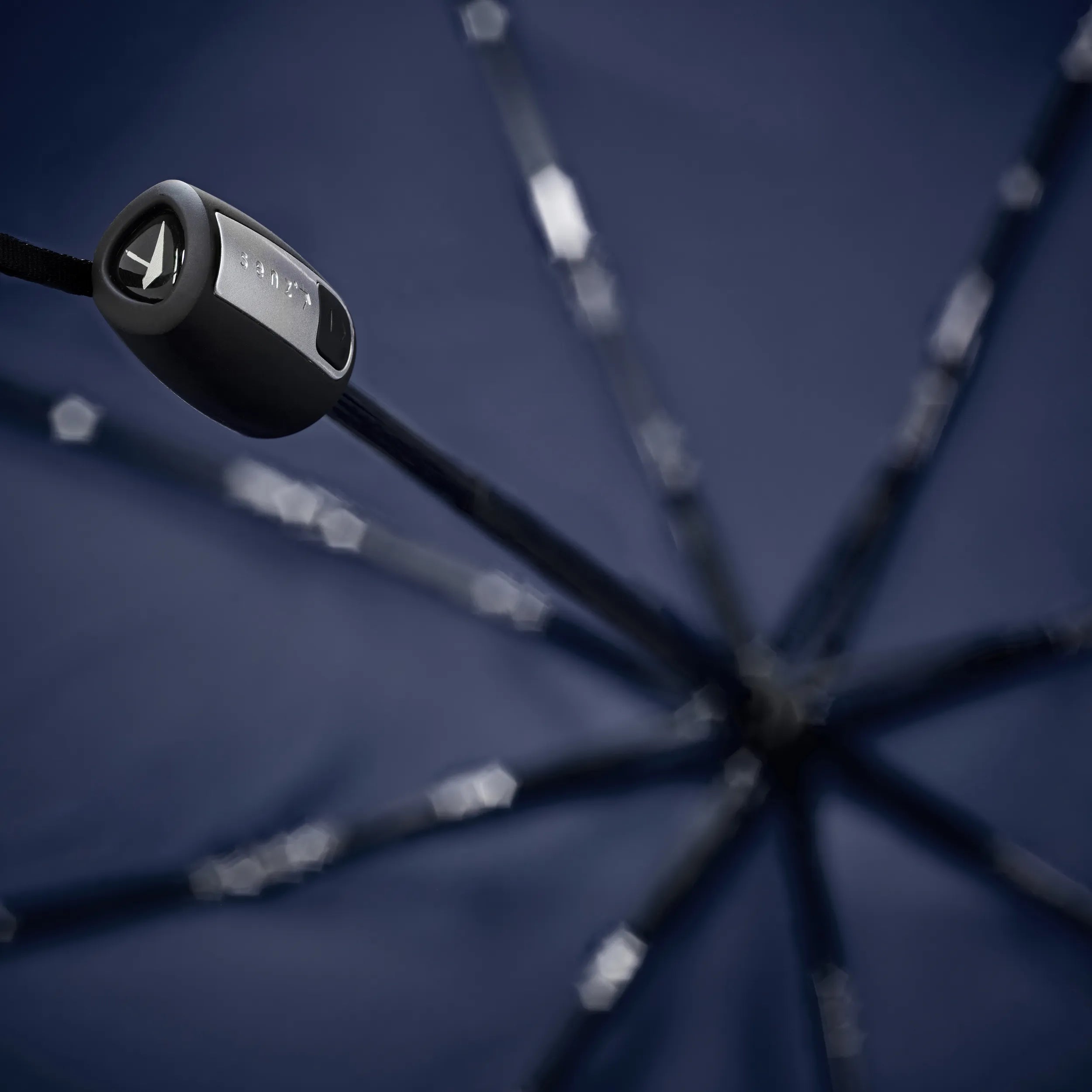 Senz Mini Automatic Foldable Storm Umbrella, Midnight Blue
