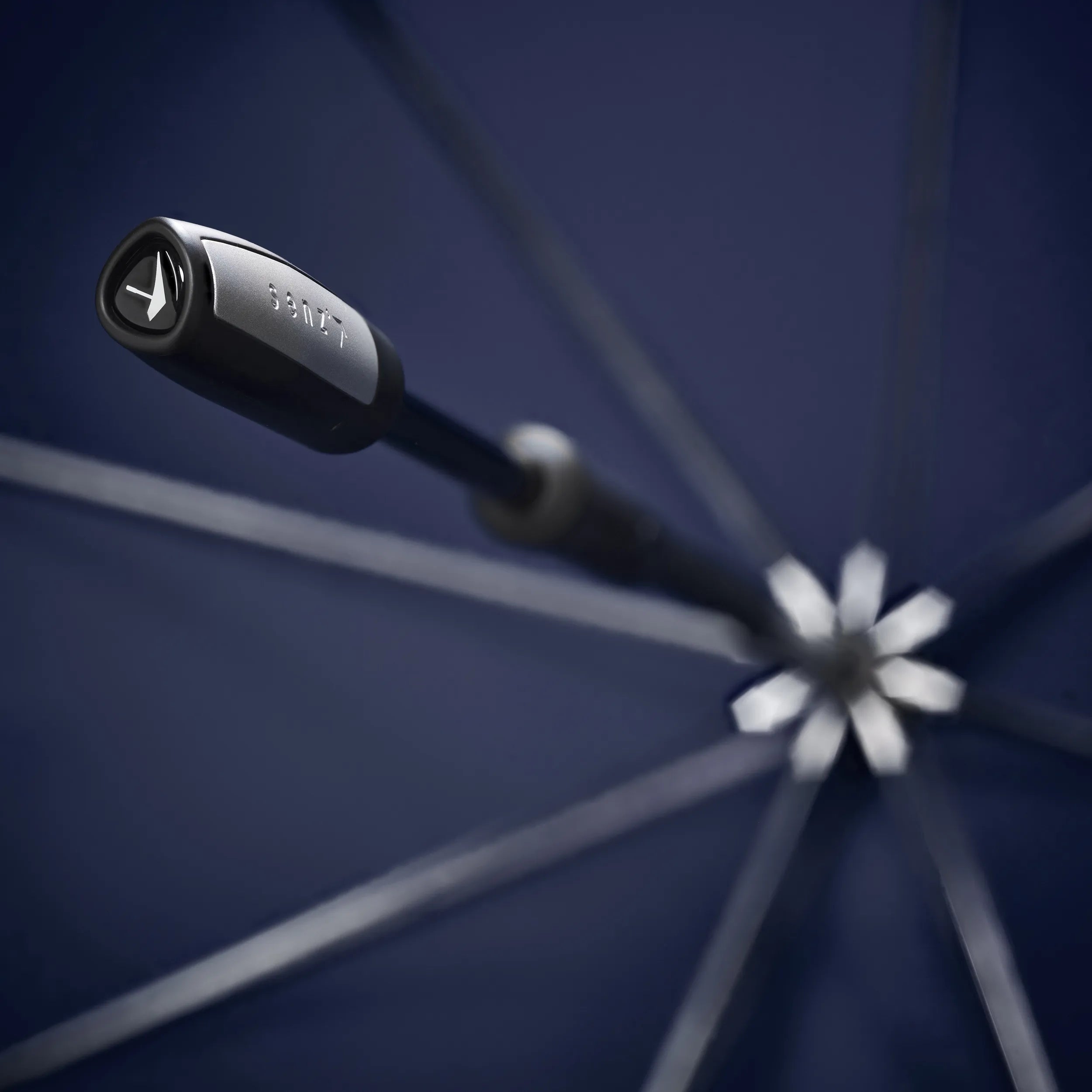 Senz Large Stick Storm Umbrella, Midnight Blue