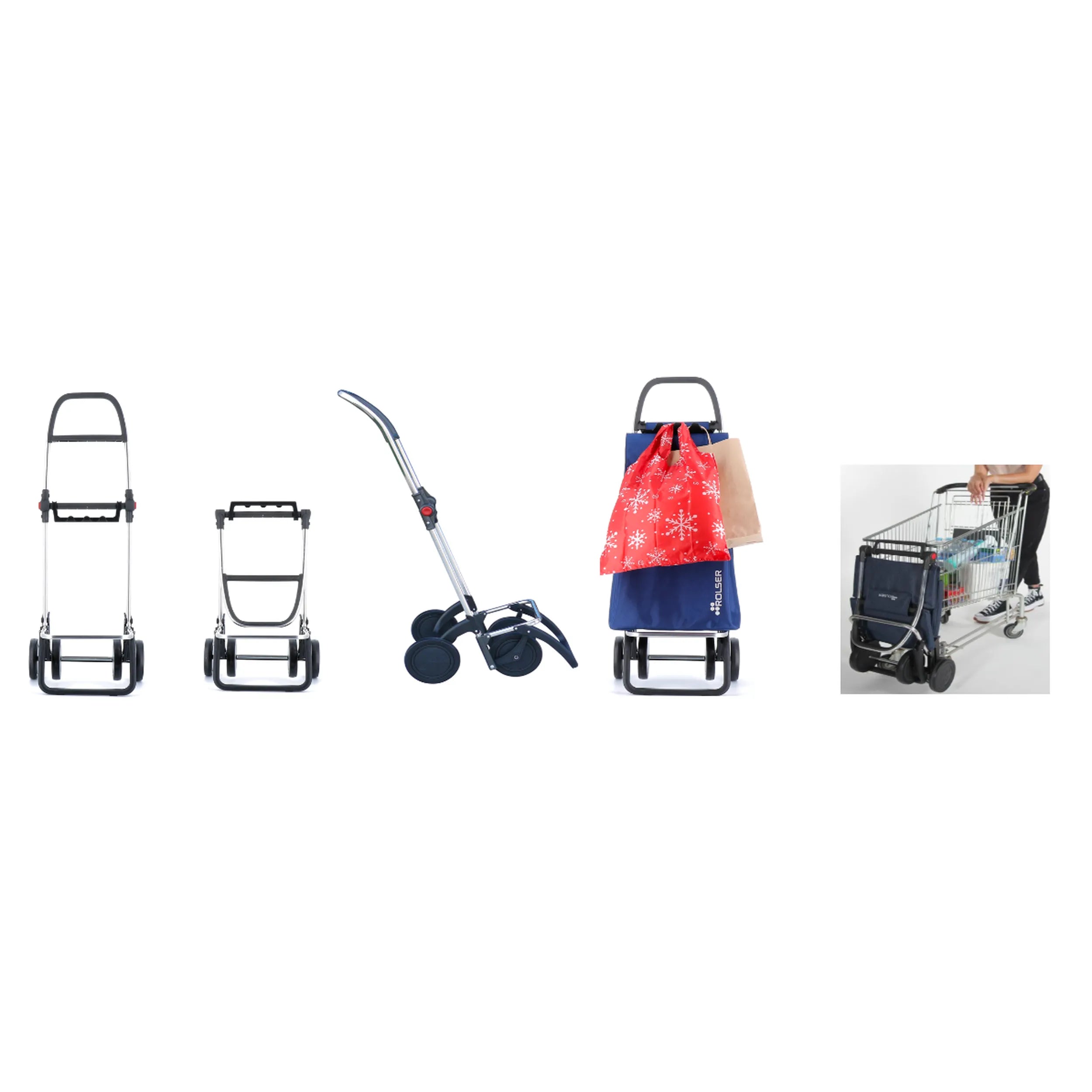 Rolser 4L MF Shoppingvagn, Aprikos