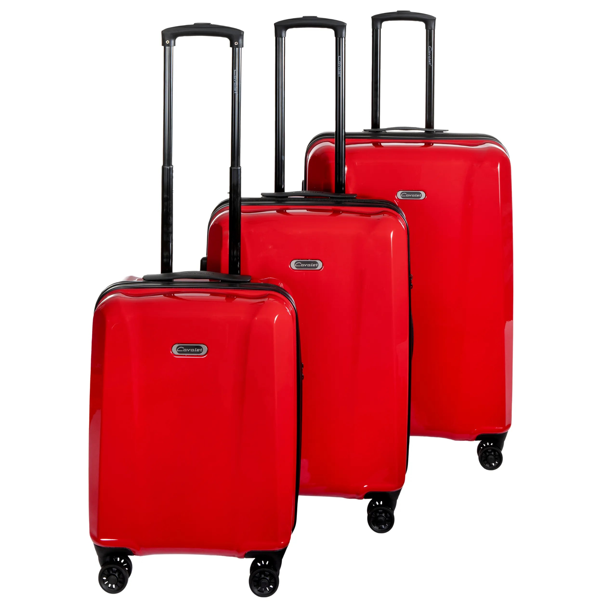 Cavalet Chill DLX Resväska 3-set, Röd