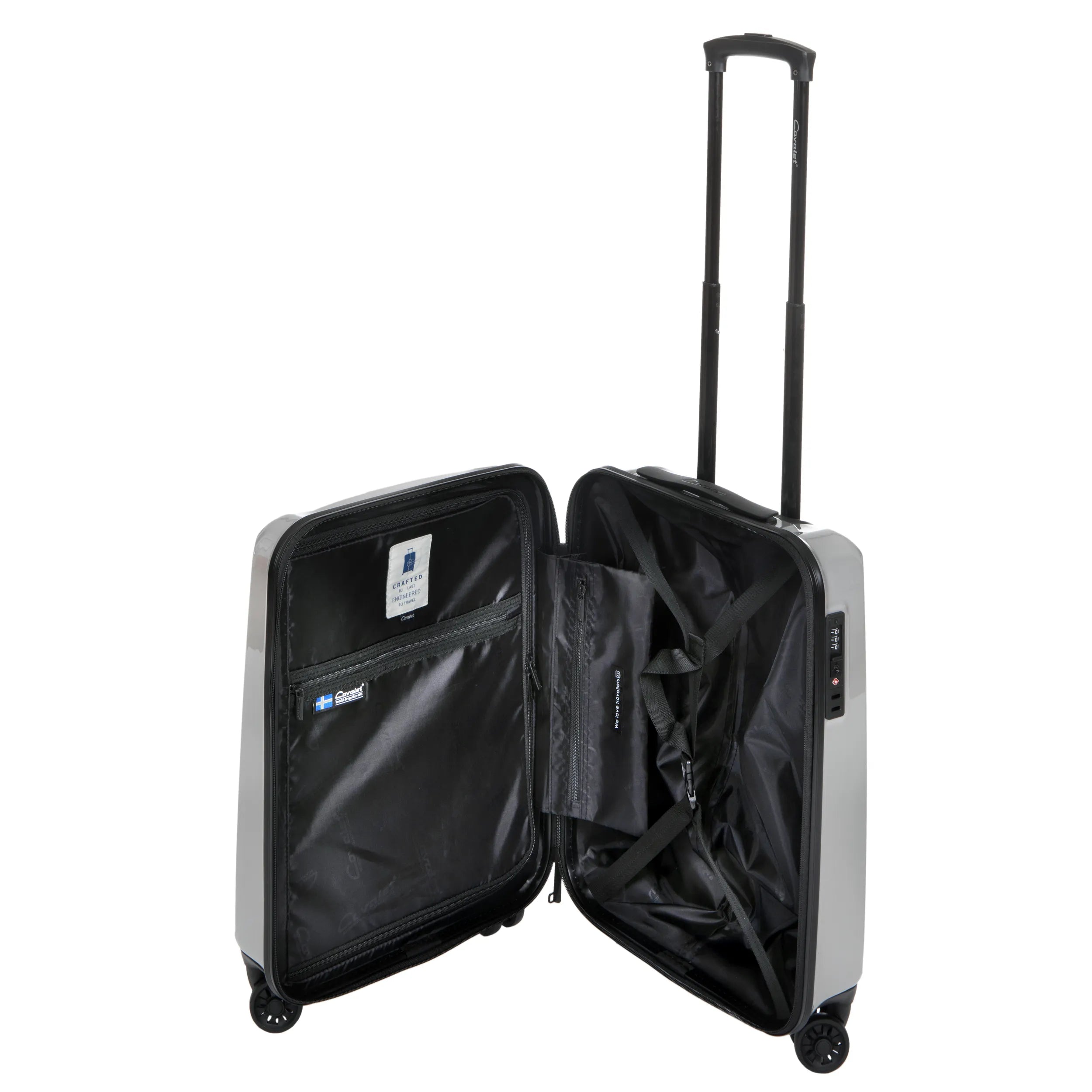 Cavalet Chill DLX Resväska 3-set, Silver