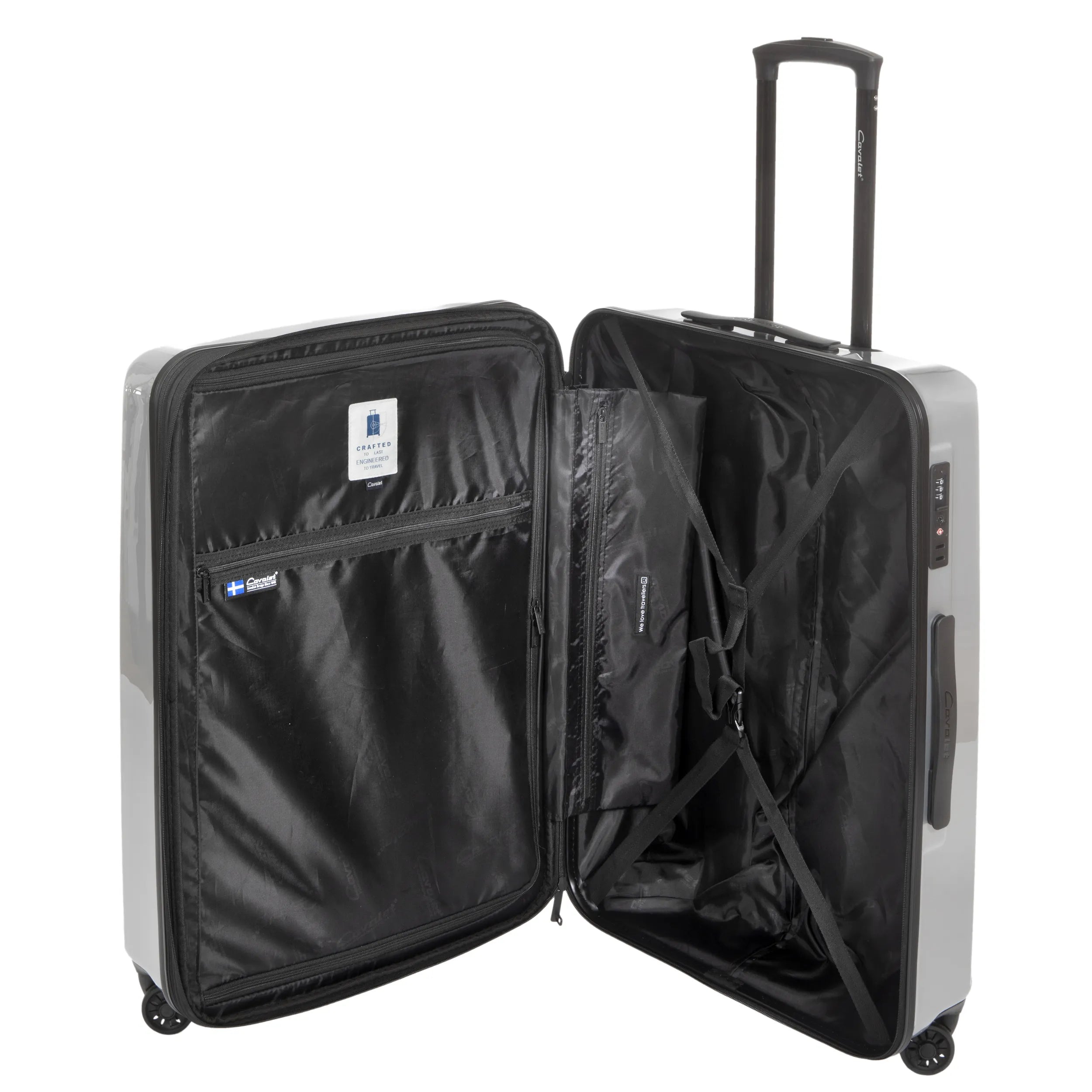 Cavalet Chill DLX Resväska 3-set, Silver