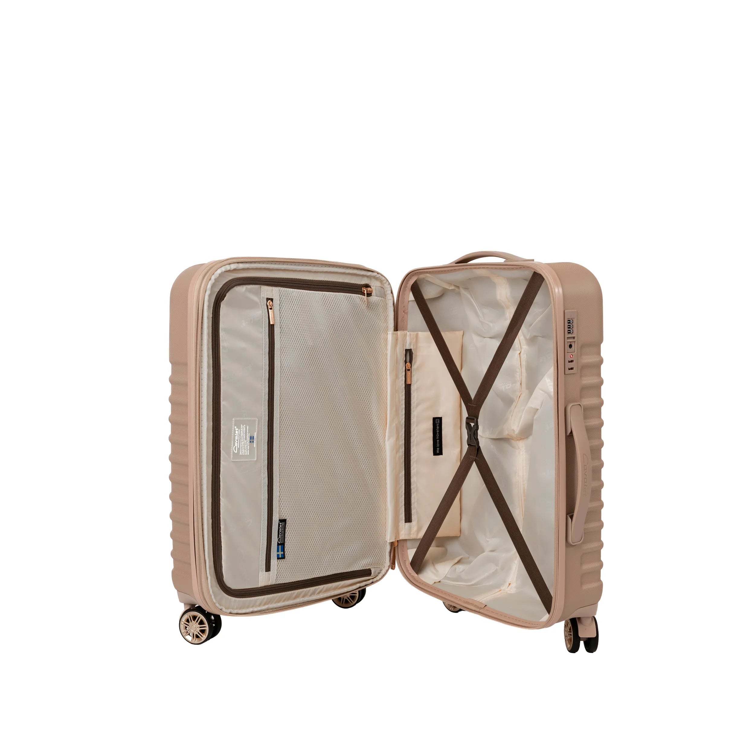 Cavalet Pasadena Resväska 3 Set, Brons