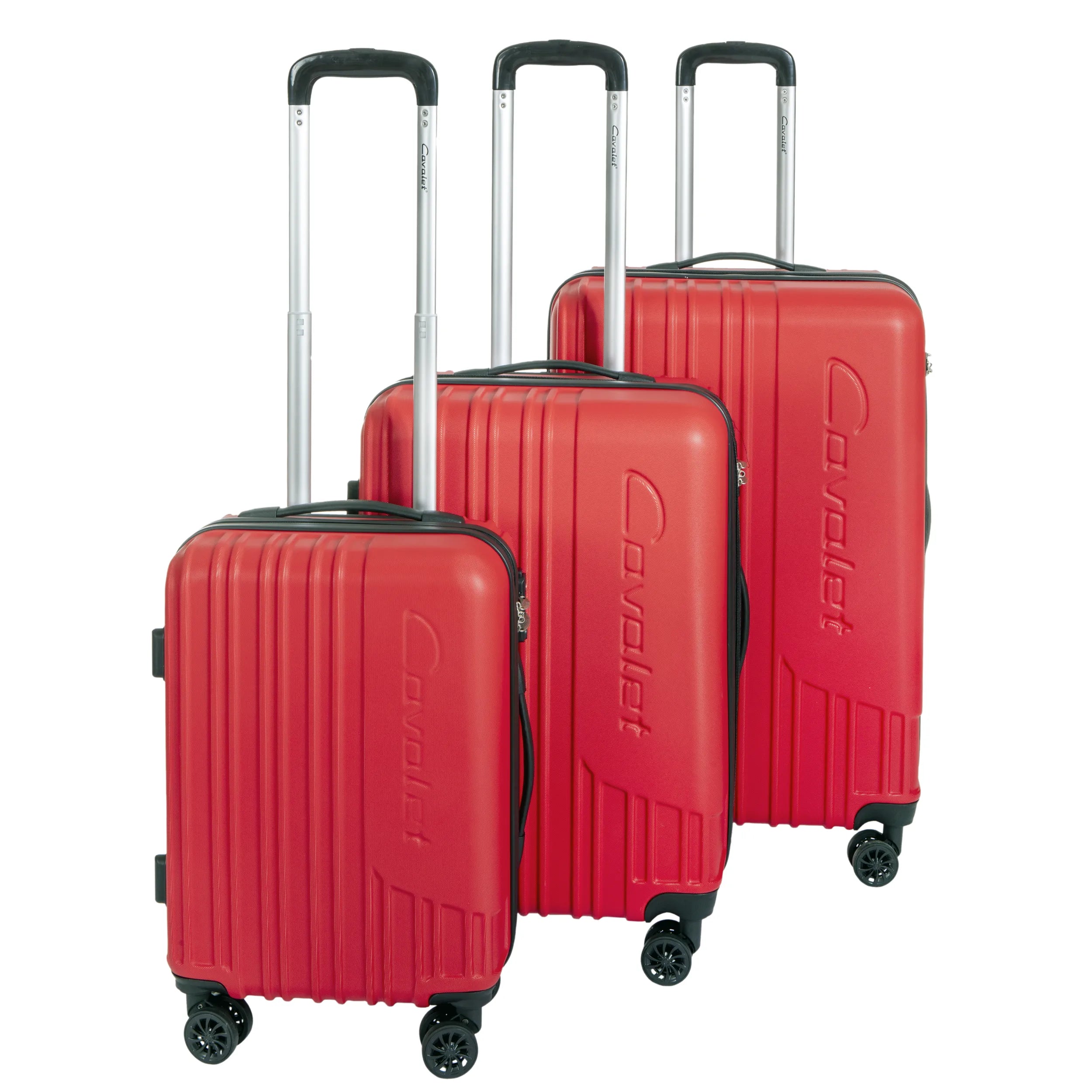 Cavalet Malibu Resväska 3-set, Mörkgrön