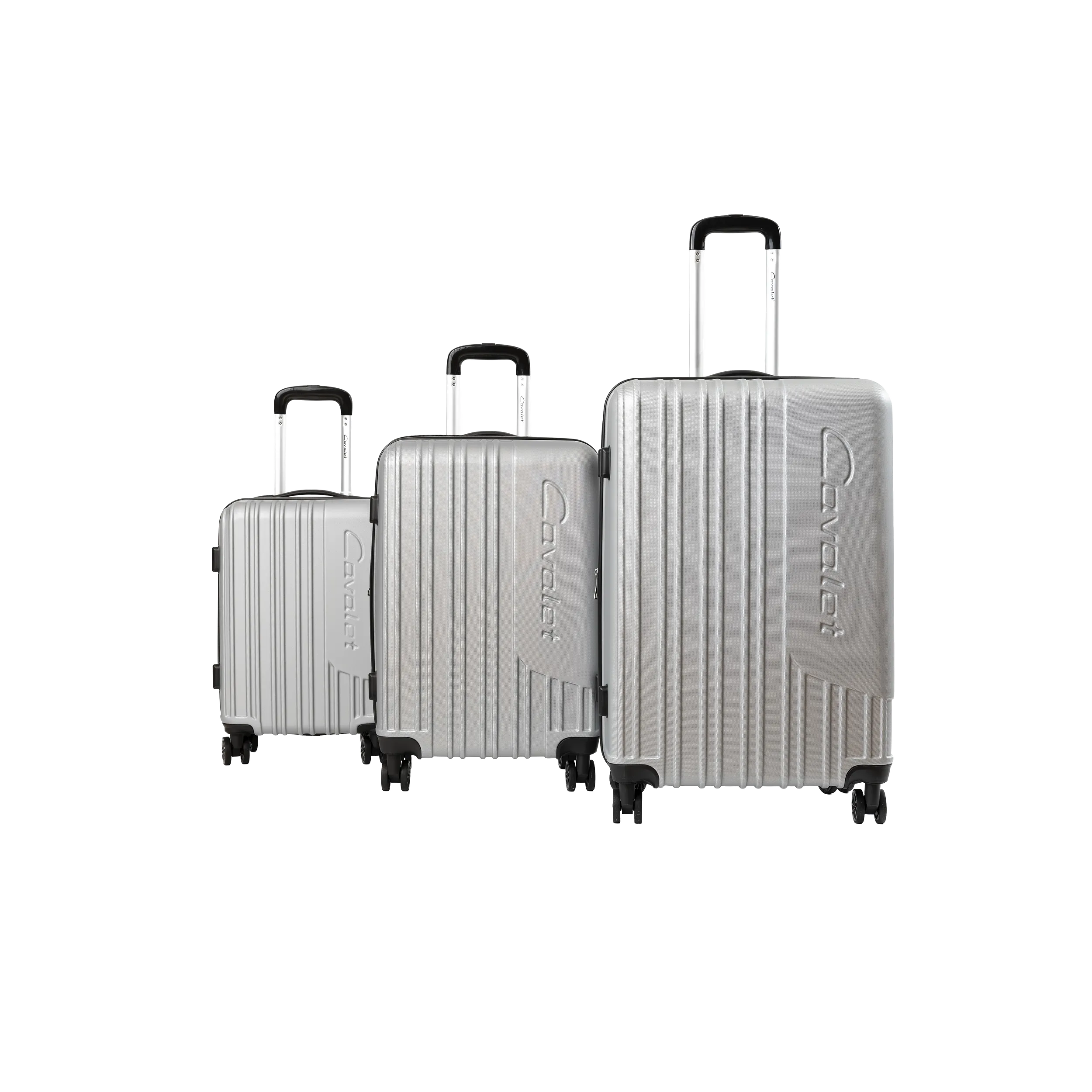 Cavalet Malibu Resväska 3-set, Ljusrosa