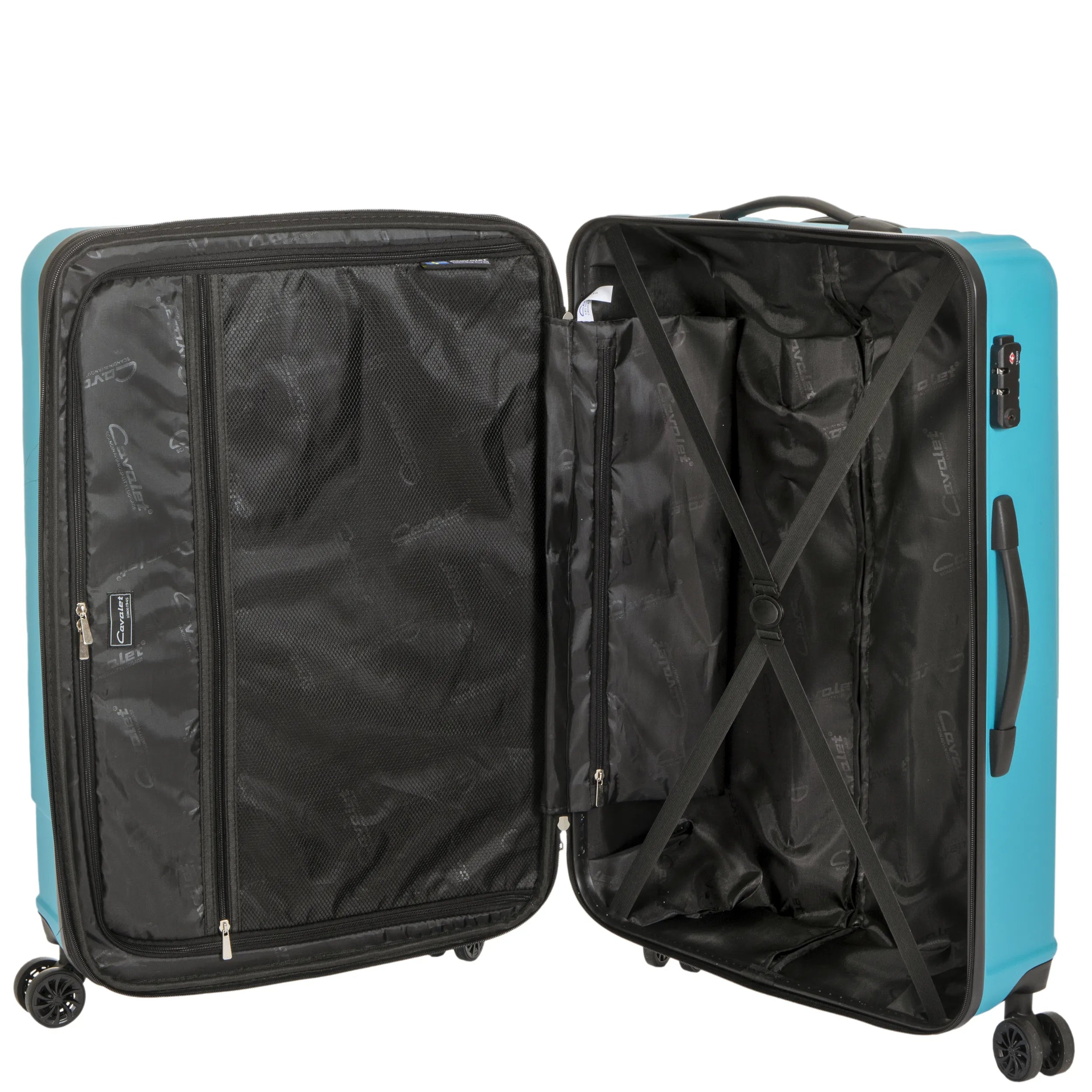 Cavalet Malibu Resväska 3-set, Turkos