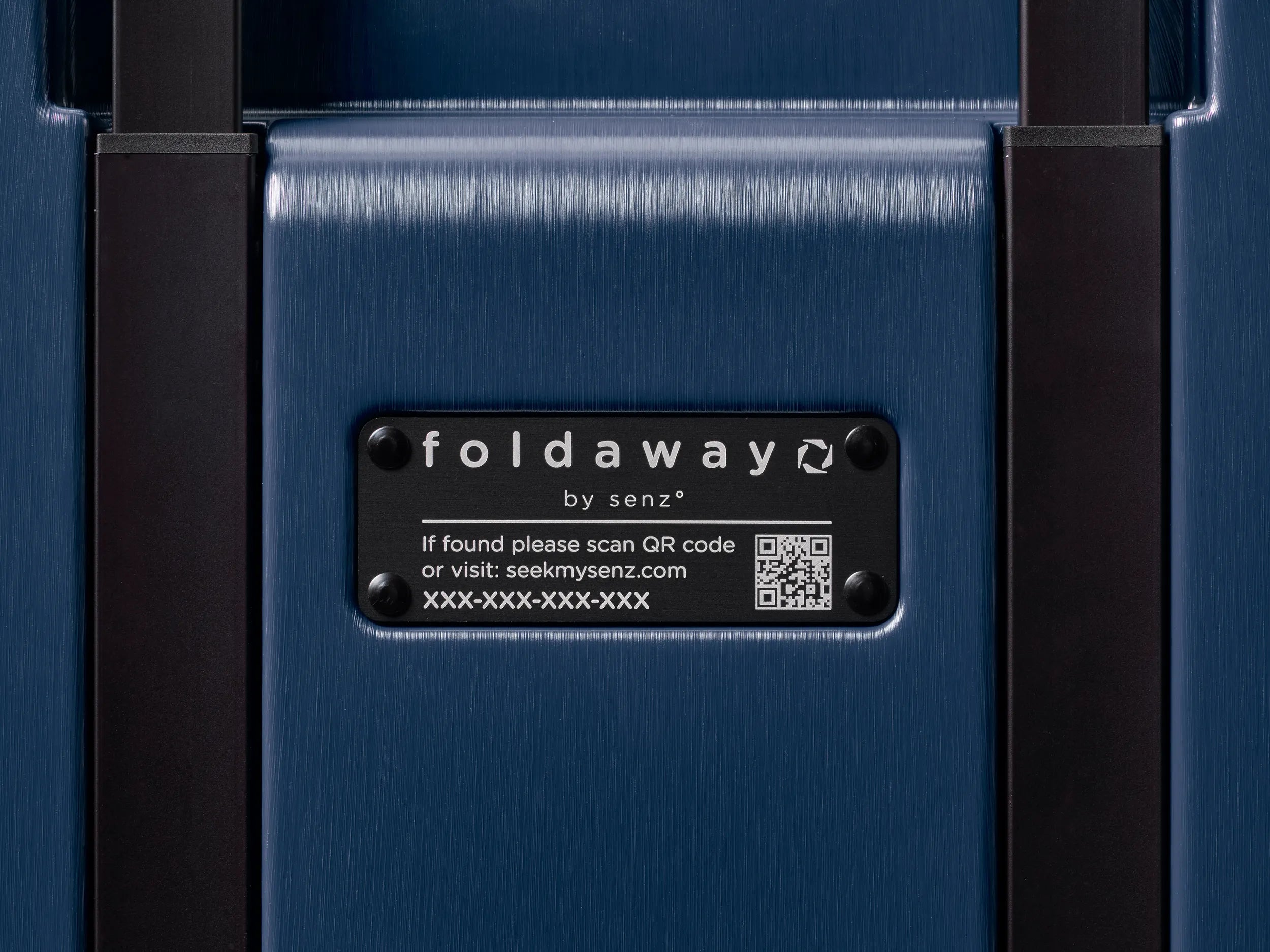 Senz Foldaway Check-In Trolley, Midnight Blue
