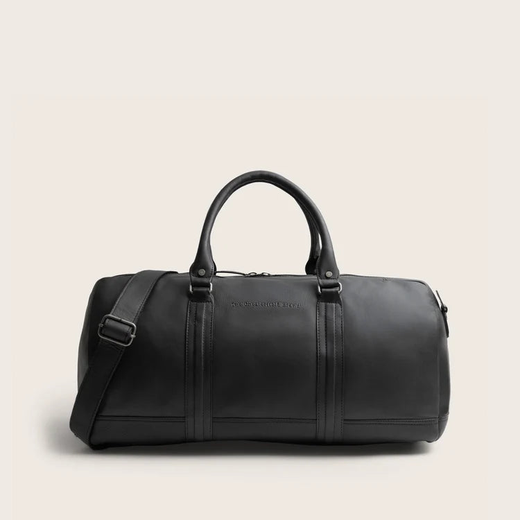 The Chesterfield Brand Melbourne Leather Weekendväska, Svart