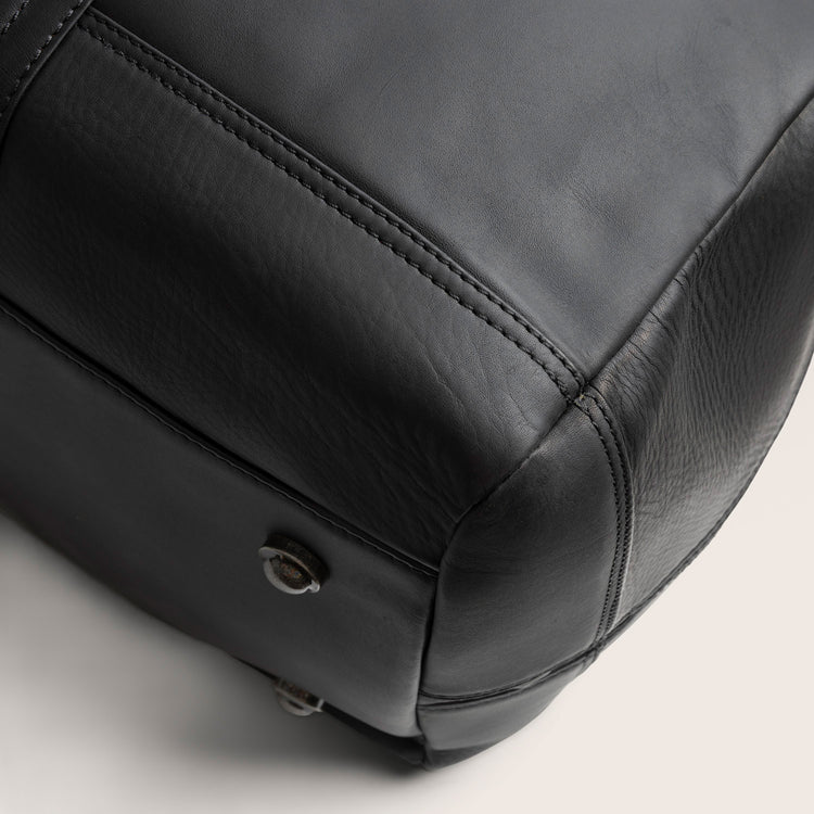 The Chesterfield Brand Melbourne Leather Weekendväska, Svart