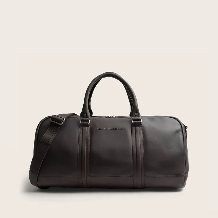 The Chesterfield Brand Melbourne Leather Weekendväska, Brun