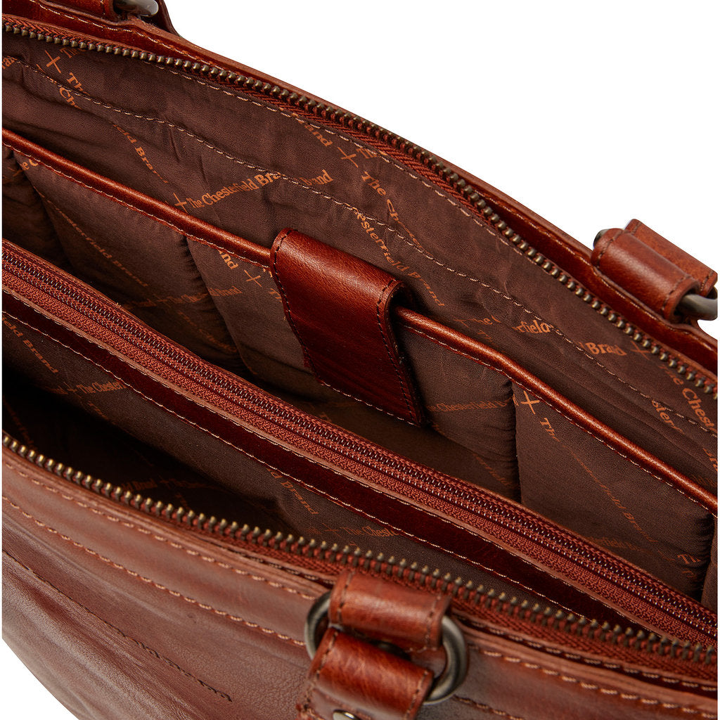 The Chesterfield Brand Stockholm Leather Shopper, Cognac