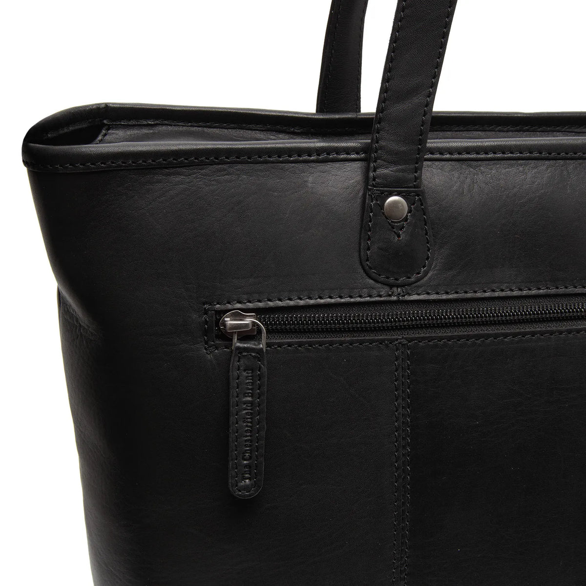 The Chesterfield Brand Astano Leather Tote Bag, Svart