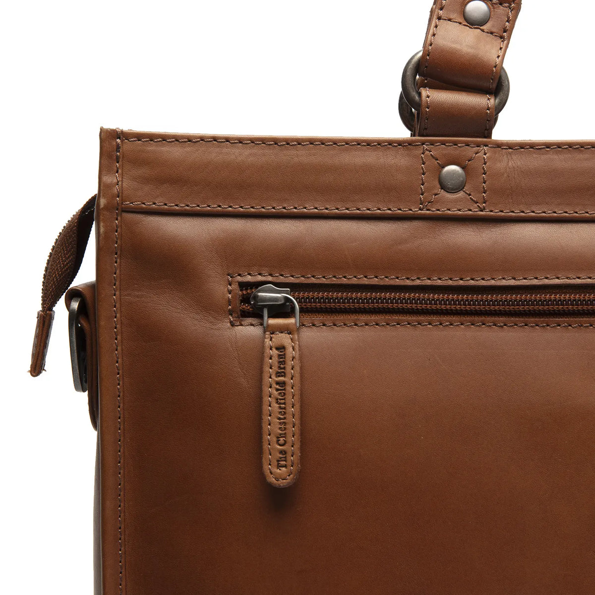 The Chesterfield Brand Manly Leather Datorväska, Cognac
