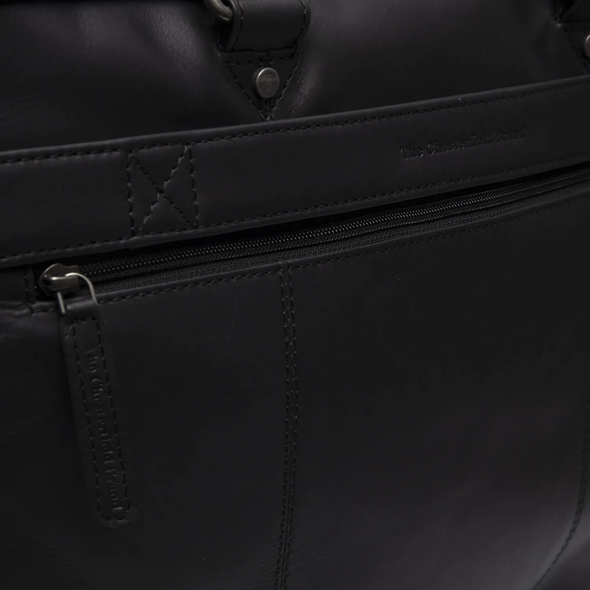 The Chesterfield Brand Boston Leather Laptop Bag, Svart