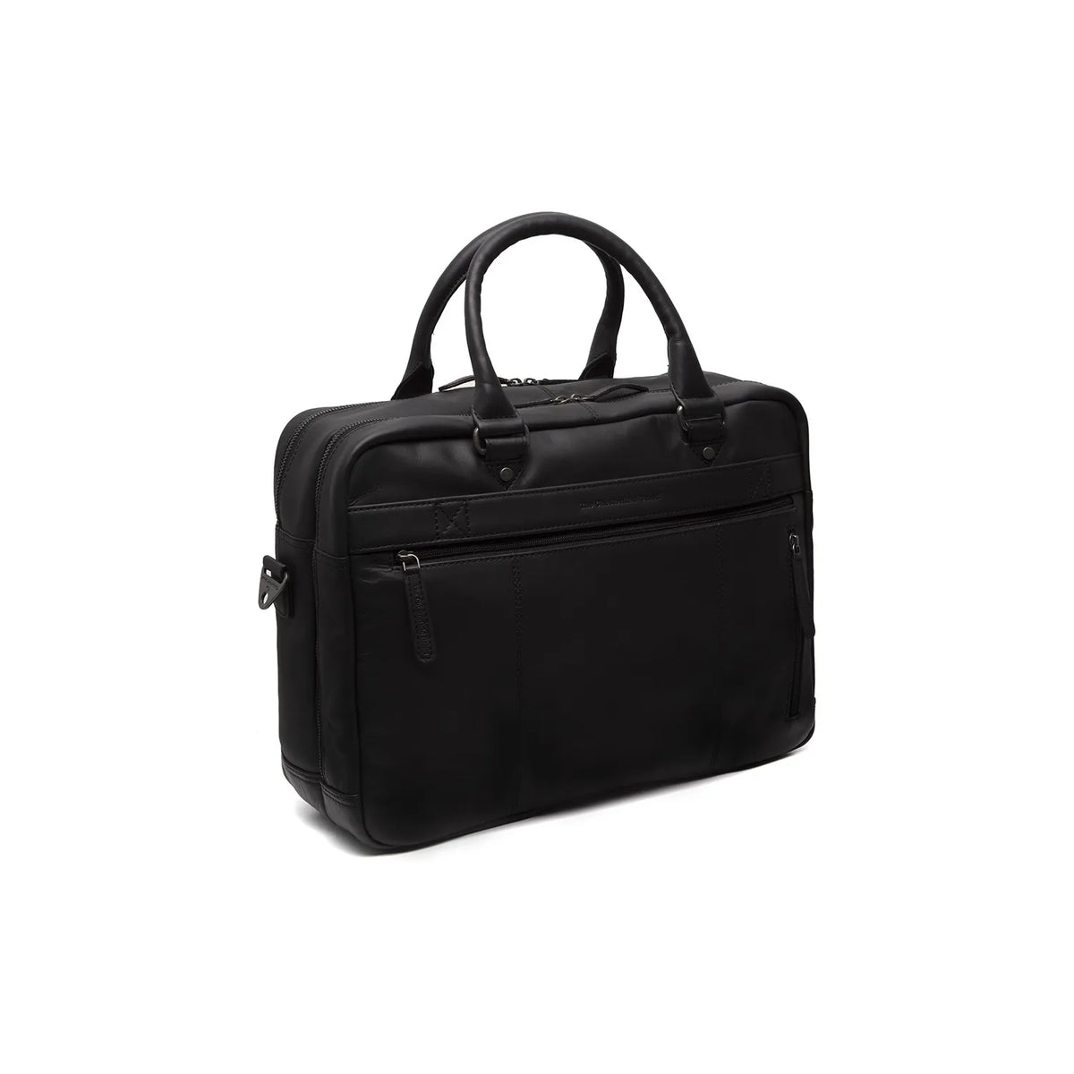 The Chesterfield Brand Boston Leather Laptop Bag, Svart