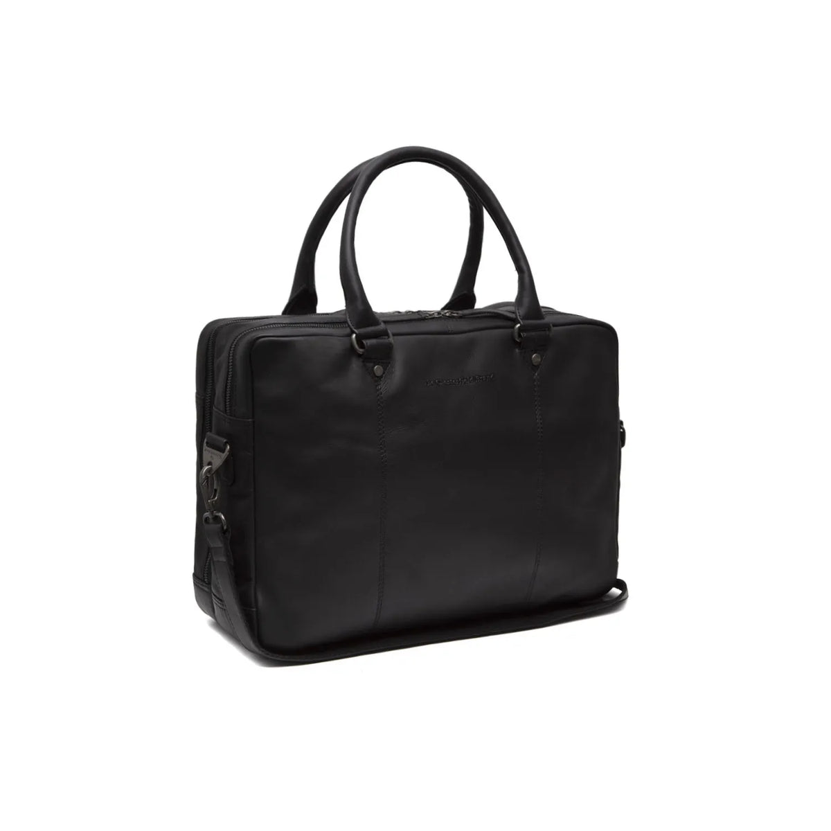 The Chesterfield Brand Boston Leather Laptop Bag, Svart