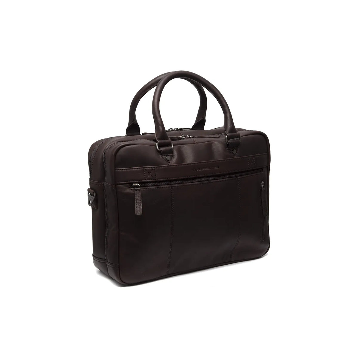 The Chesterfield Brand Boston Leather Laptop Bag, Brun