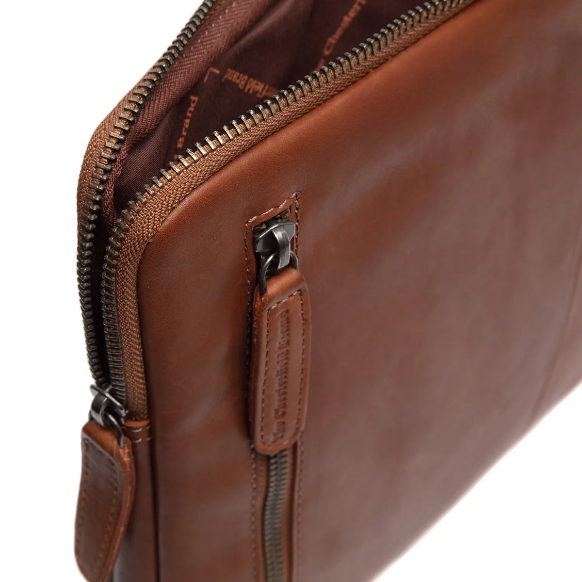 The Chesterfield Brand Clinton Leather Datorfodral 14 tum, Cognac