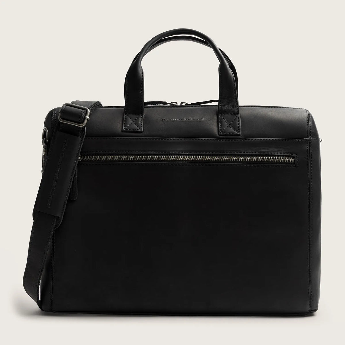 The Chesterfield Brand Levanto Leather Laptop Bag, Svart