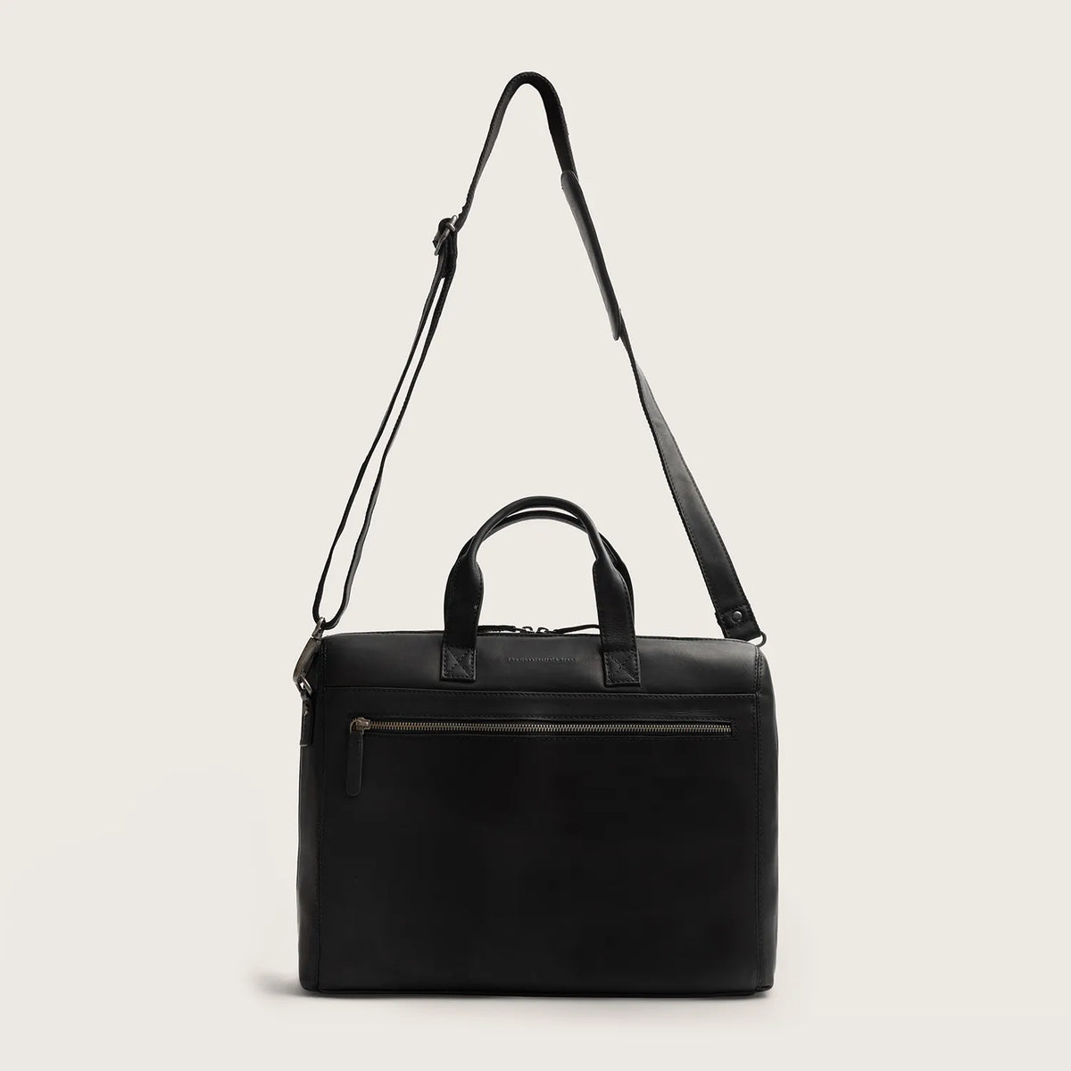 The Chesterfield Brand Levanto Leather Laptop Bag, Svart