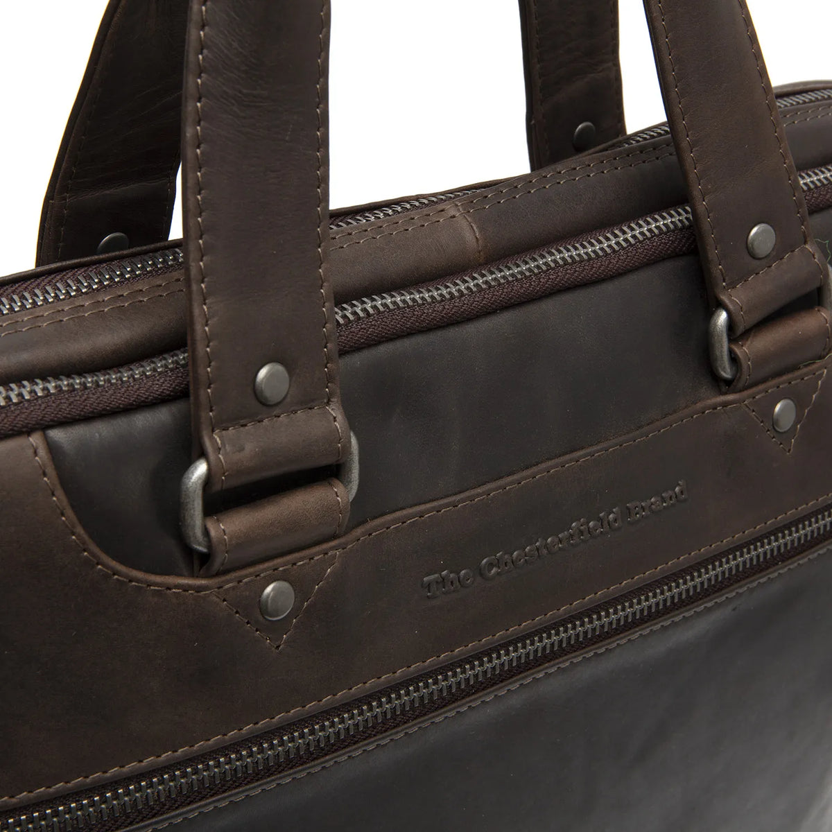 The Chesterfield Brand Montara Leather Datorväska, Brun