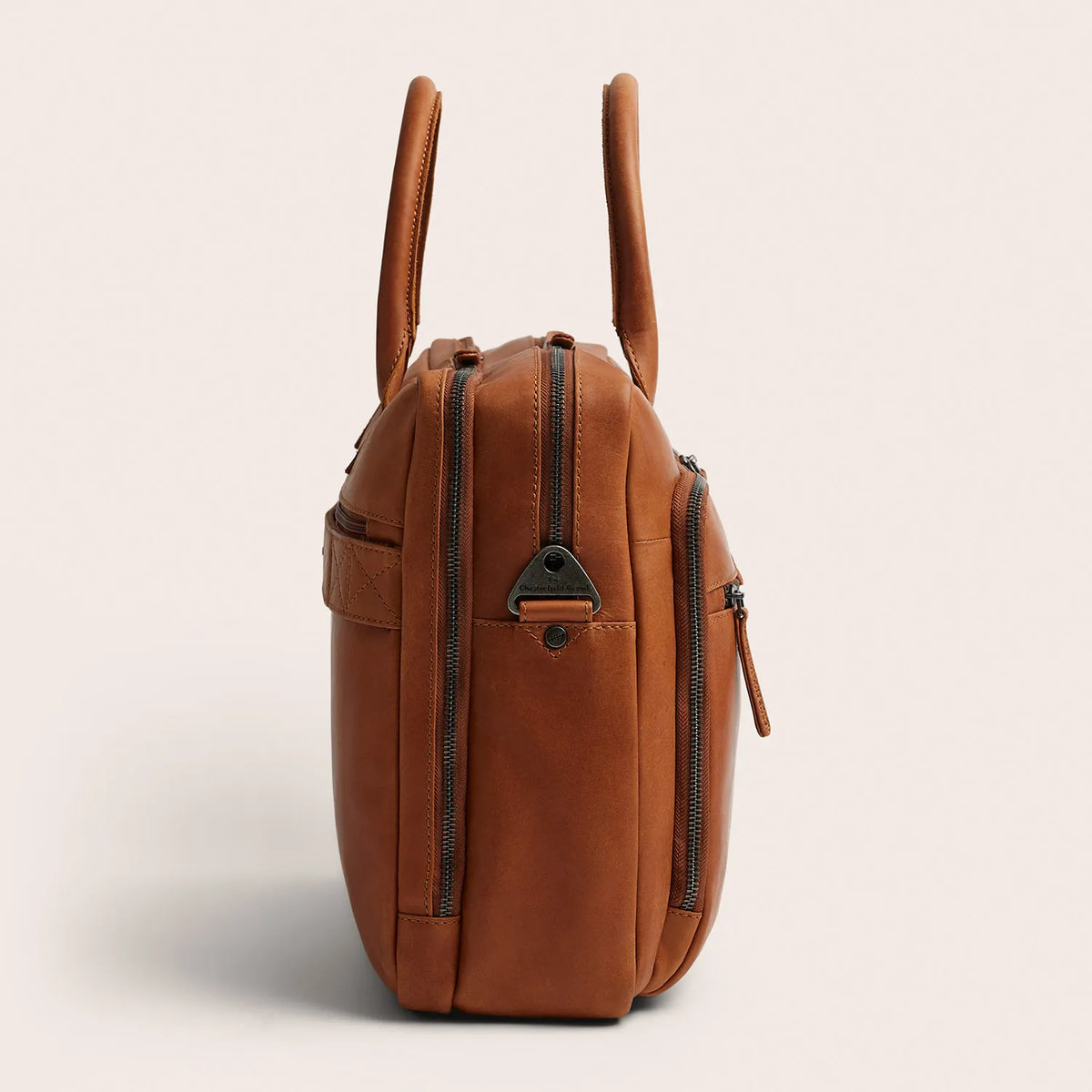 The Chesterfield Brand Tacama Leather Datorväska, Cognac