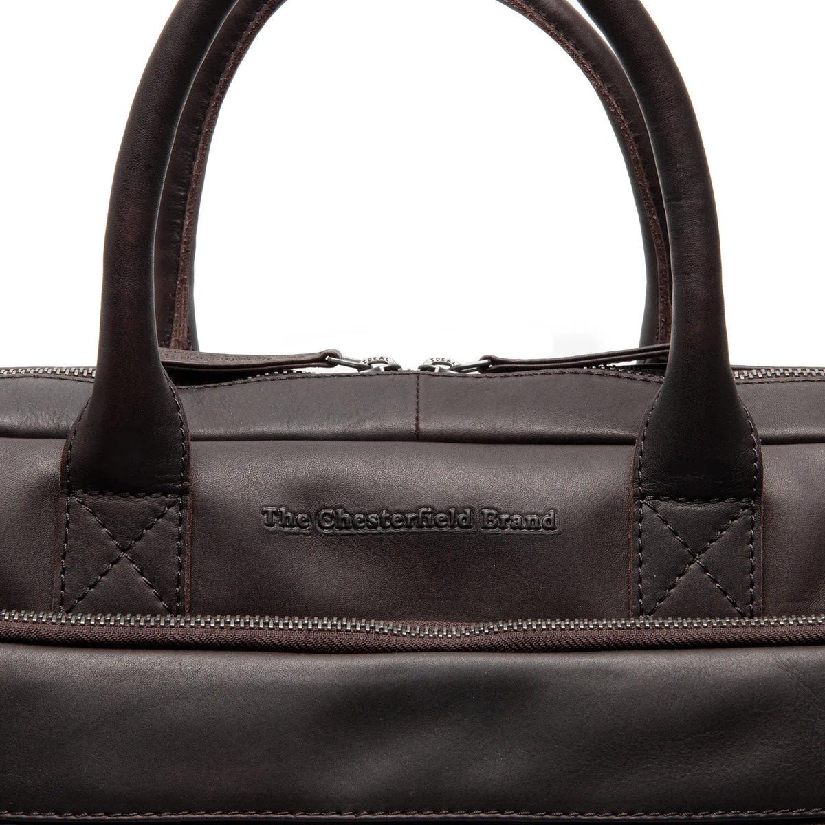 The Chesterfield Brand Tacama Leather Datorväska, Brun