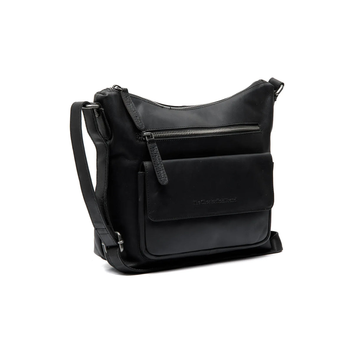 The Chesterfield Brand Hailey Leather Crossbodyväska, Svart