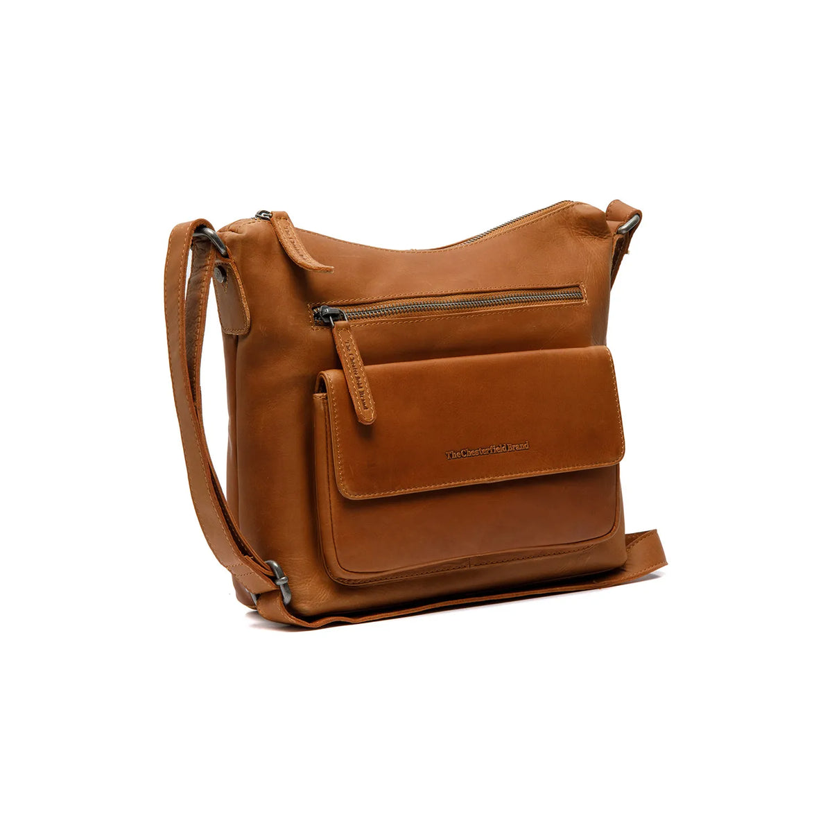 The Chesterfield Brand Hailey Leather Crossbodyväska, Cognac