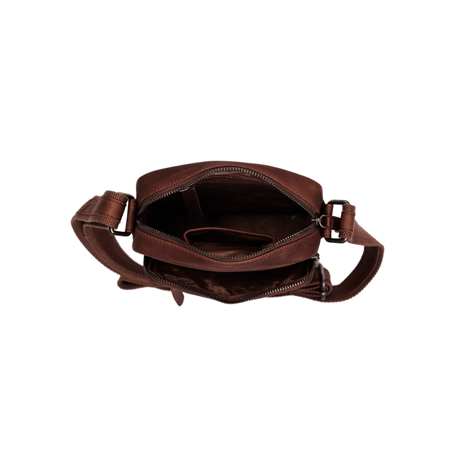 The Chesterfield Brand Birmingham Crossbodyväska, Brun