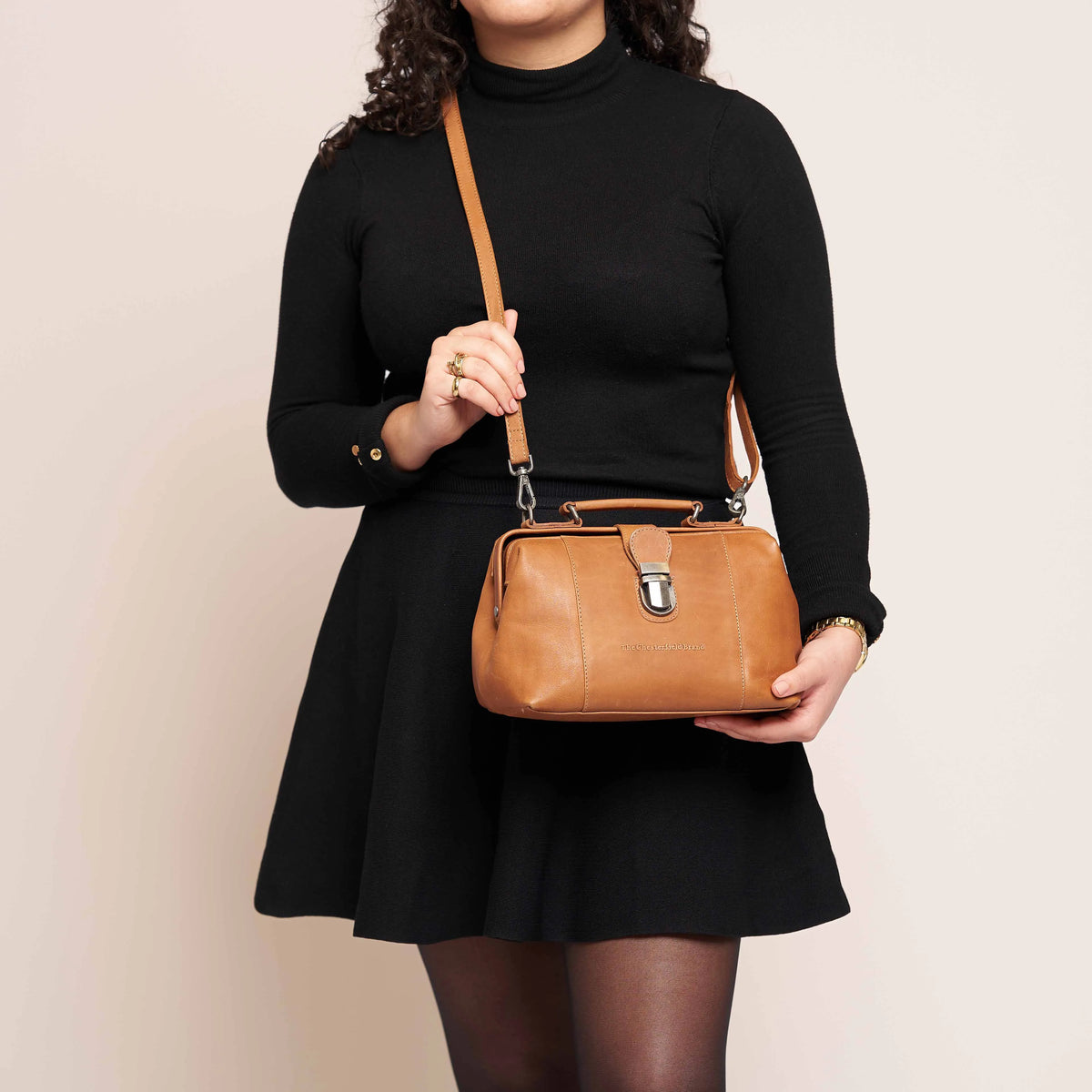 The Chesterfield Brand Rachael Leather Handväska, Cognac