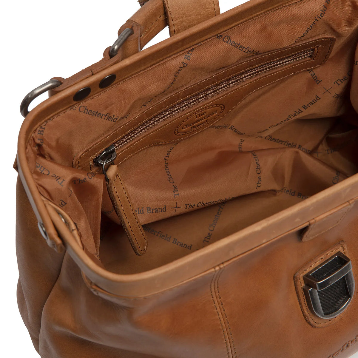 The Chesterfield Brand Rachael Leather Handväska, Cognac