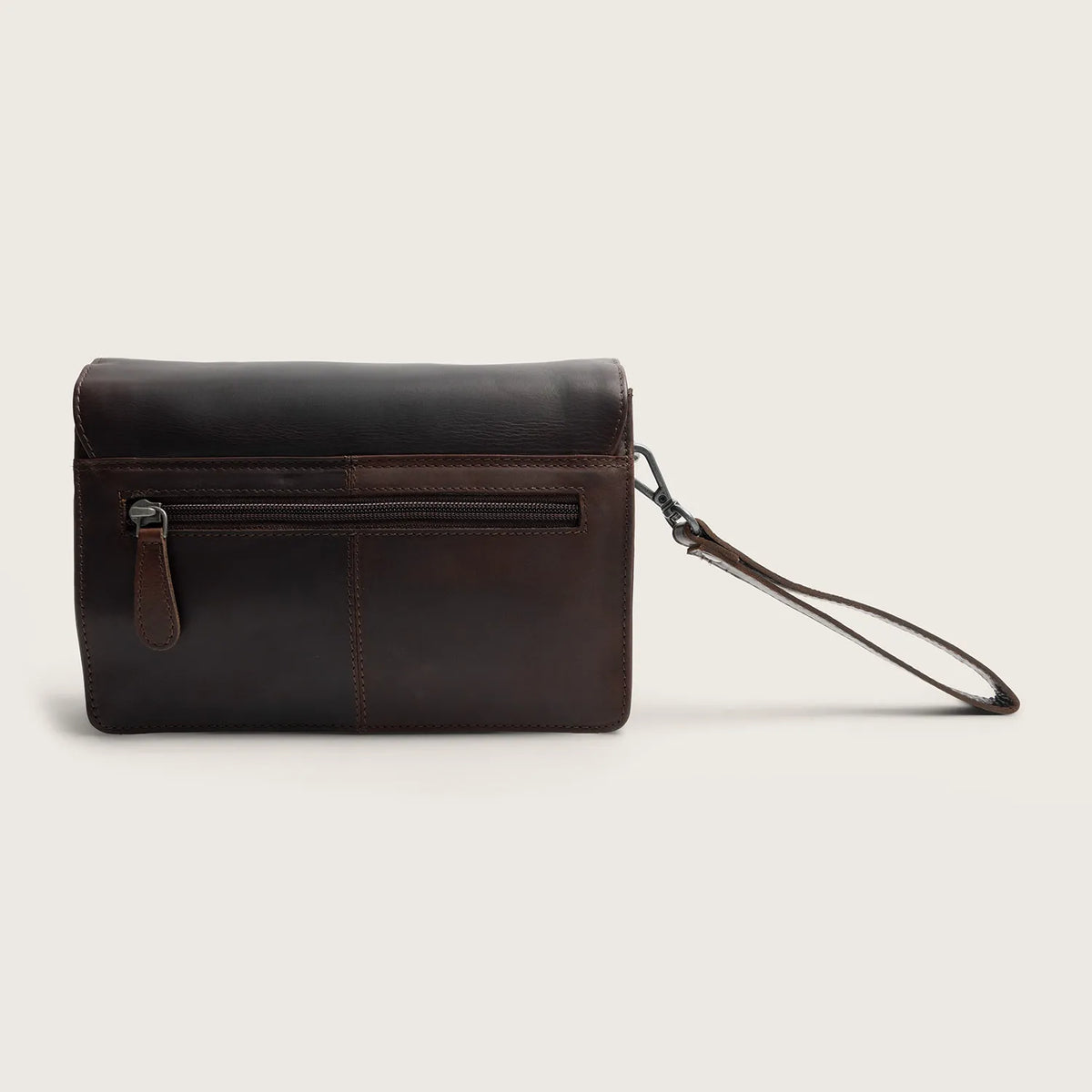 The Chesterfield Brand Lucca Leather Crossbody väska, Brun
