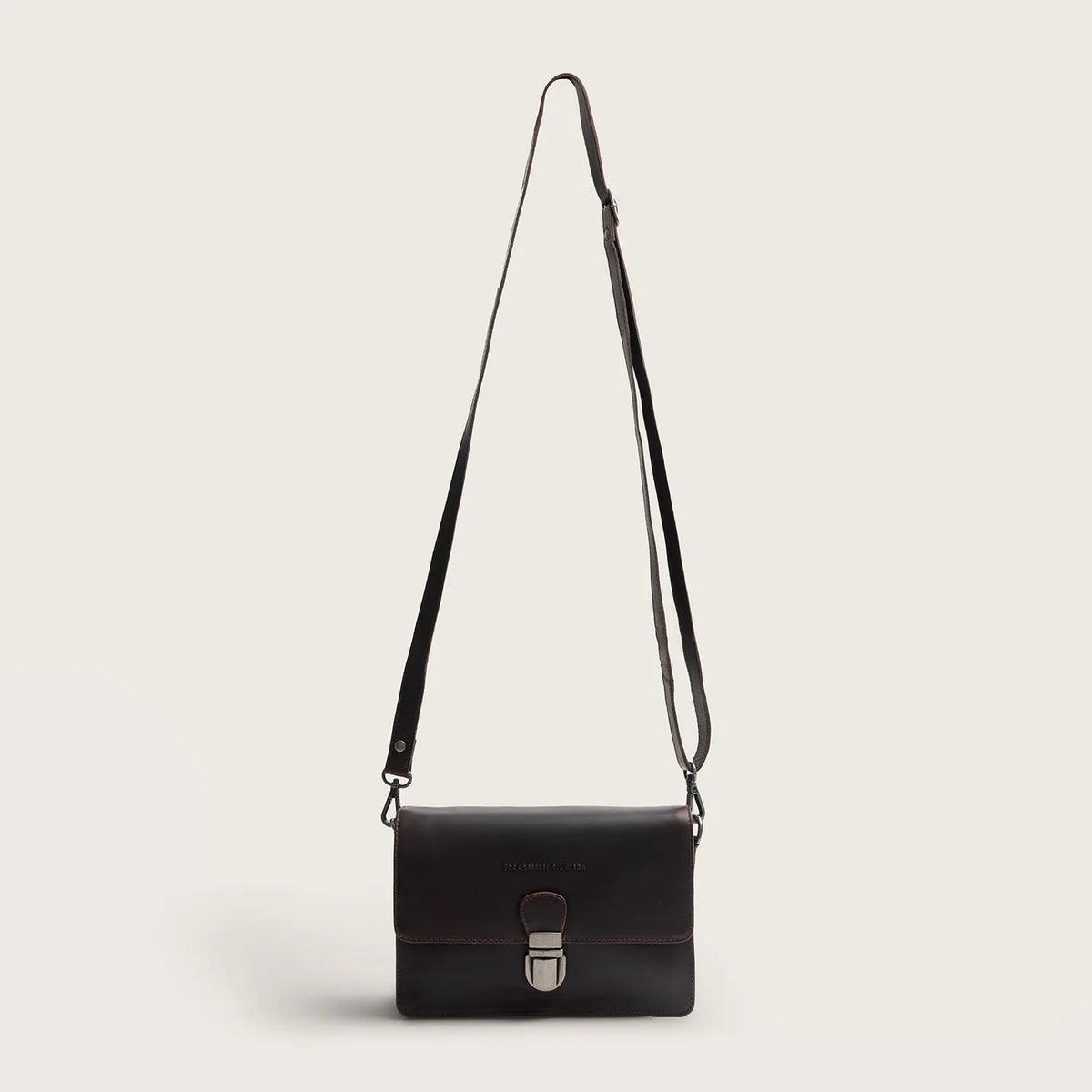 The Chesterfield Brand Lucca Leather Crossbody väska, Brun