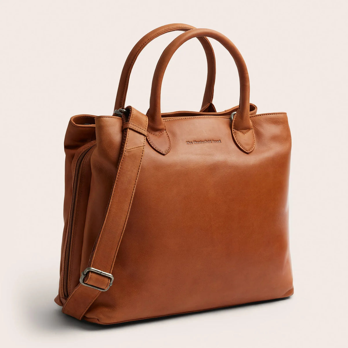 The Chesterfield Brand Passau Leather Handväska, Cognac
