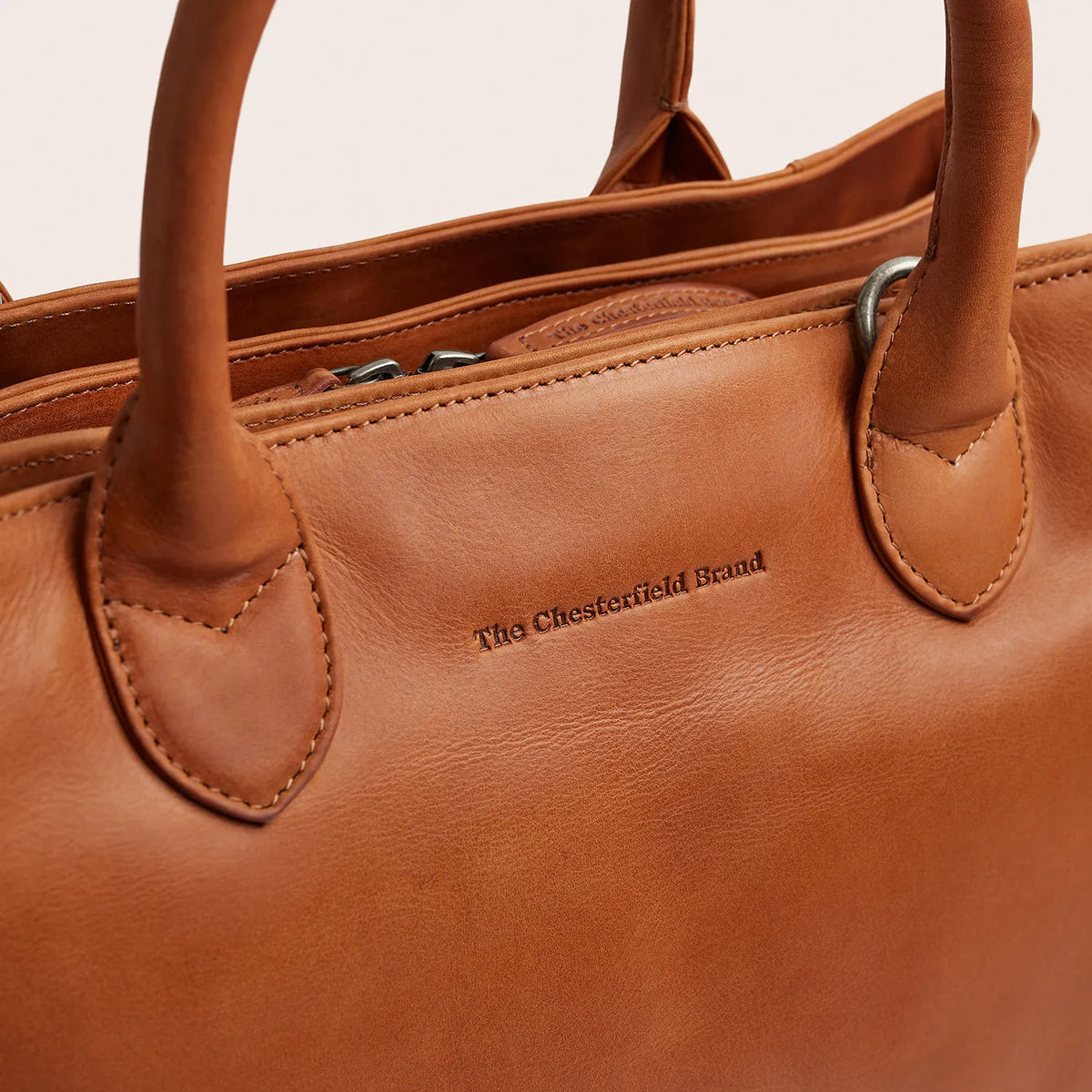 The Chesterfield Brand Passau Leather Handväska, Cognac