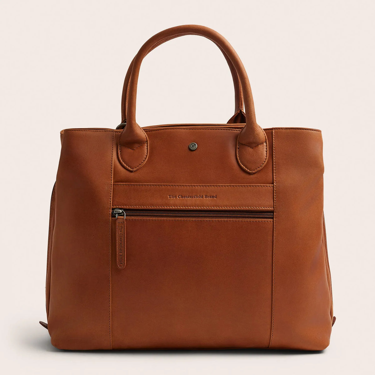 The Chesterfield Brand Passau Leather Handväska, Cognac