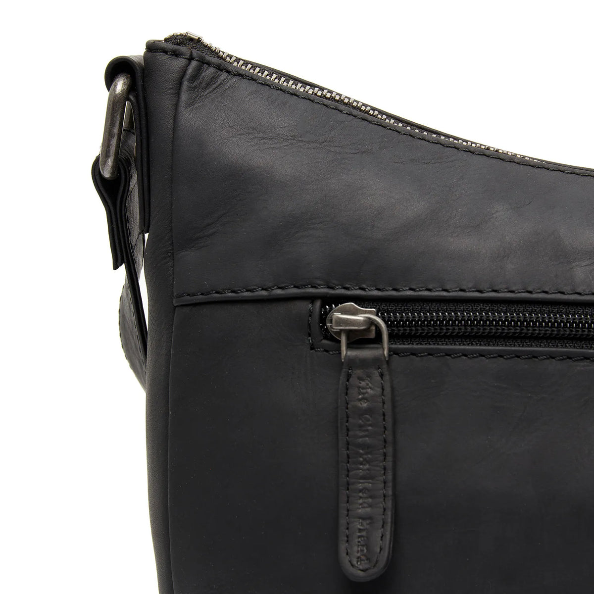 The Chesterfield Brand Henderson Leather Crossbodyväska, Svart