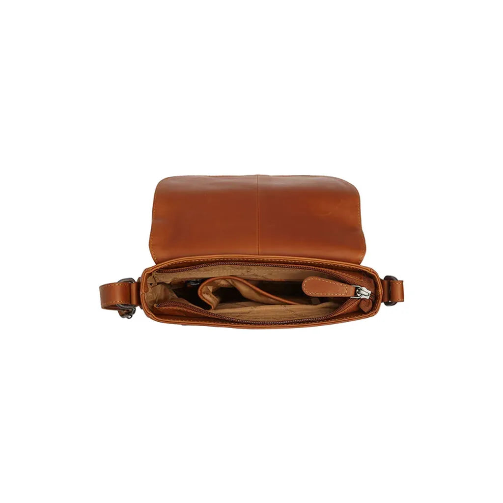 The Chesterfield Brand Lucian Shoulder Bag, Cognac