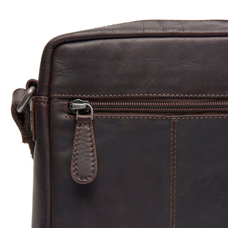 The Chesterfield Brand Laveno Leather Crossbodyväska, Brun