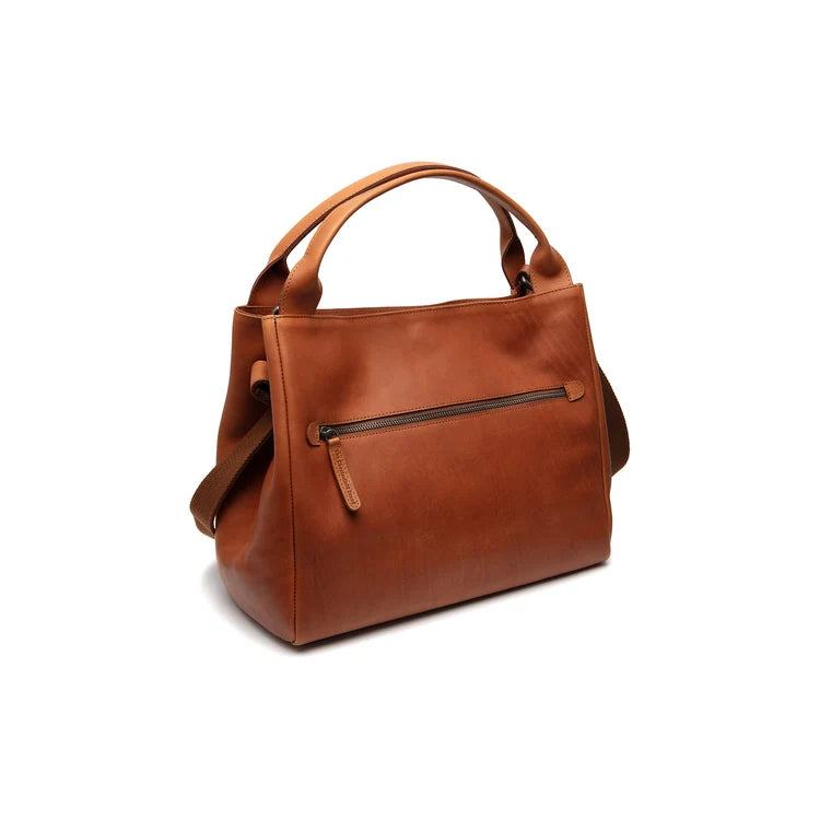 The Chesterfield Brand Fioline Leather Handväska, Cognac