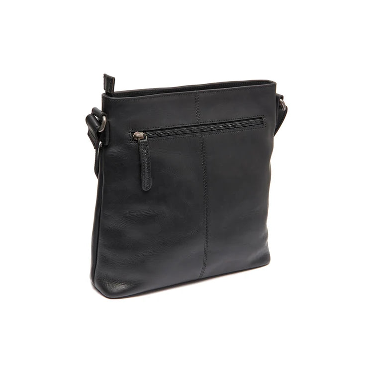 The Chesterfield Brand Lunton Leather Crossbodyväska, Svart