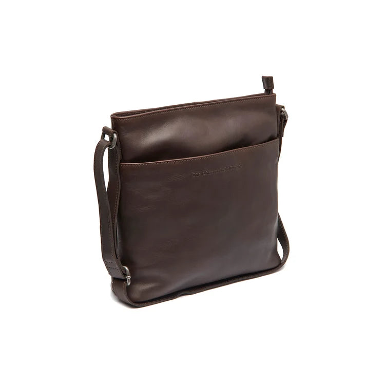 The Chesterfield Brand Lunton Leather Crossbodyväska, Brun