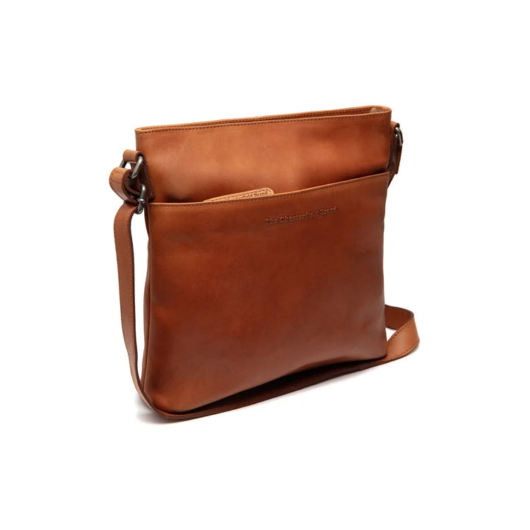 The Chesterfield Brand Lunton Leather Crossbodyväska, Cognac