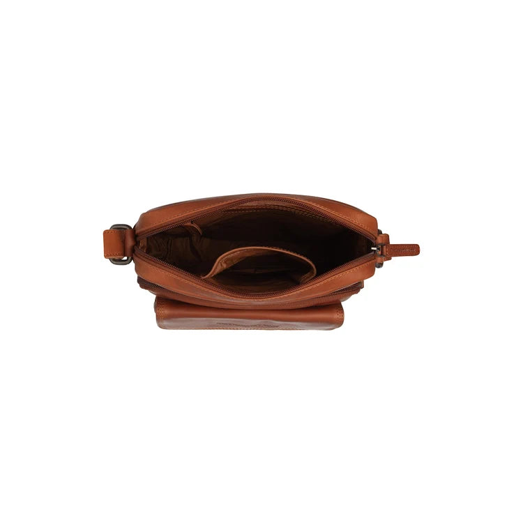The Chesterfield Brand Montira Leather Crossbodyväska, Cognac
