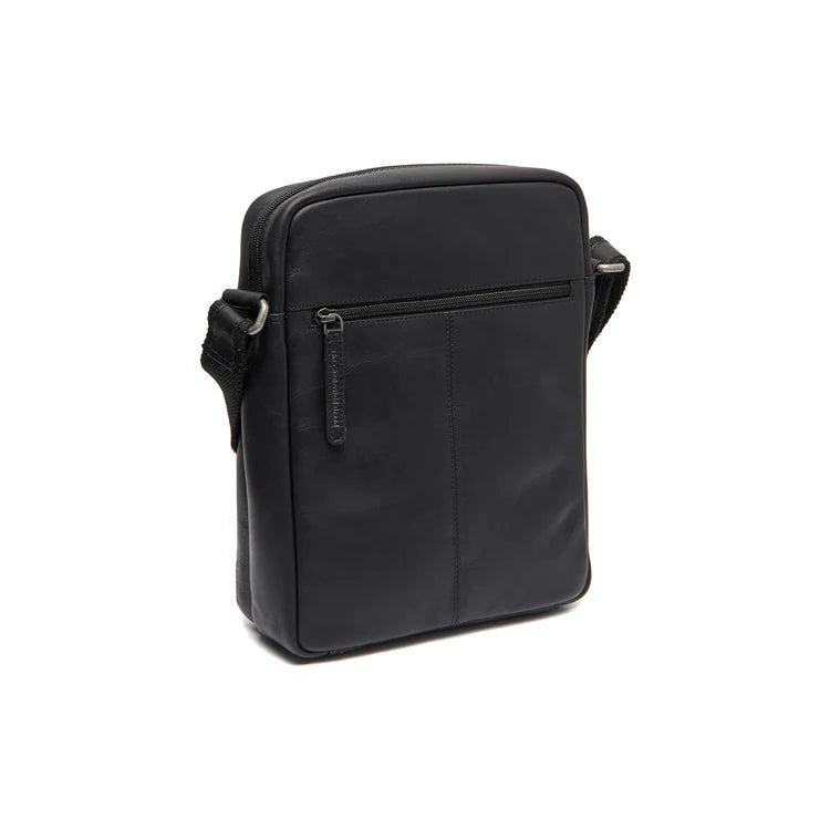 The Chesterfield Brand Anzora Leather Crossbodyväska, Svart