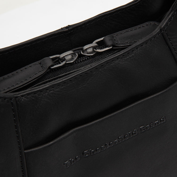 The Chesterfield Brand Lunera Leather Handväska, Svart