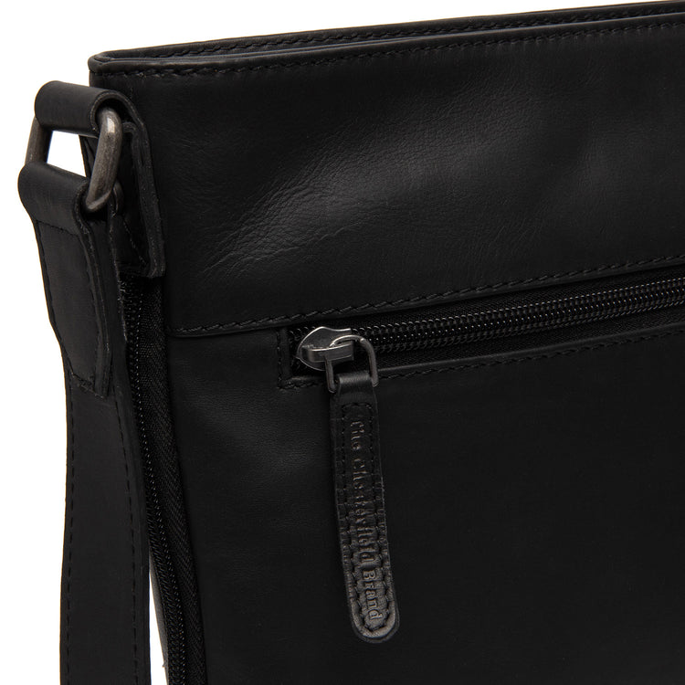 The Chesterfield Brand Mirea Leather Crossbodyväska, Svart